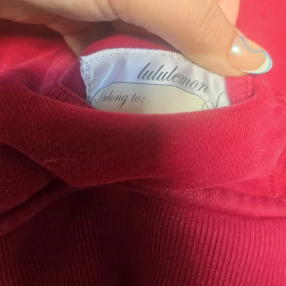 LULULEMON Red Scuba Zip Up Hoodie- Great Condition! - Picture 2 of 5